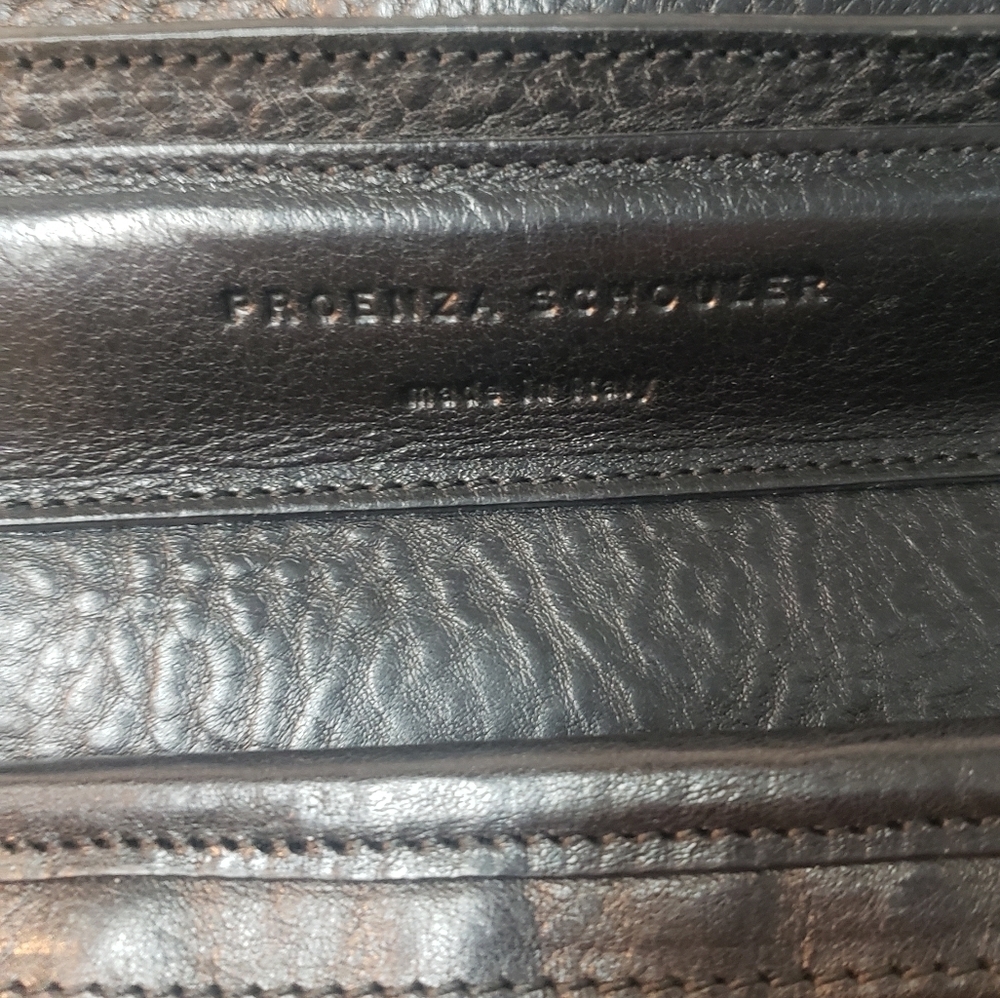 Proenza Schouler Leather Woven Pony Hair Crossbody - Picture 3 of 16